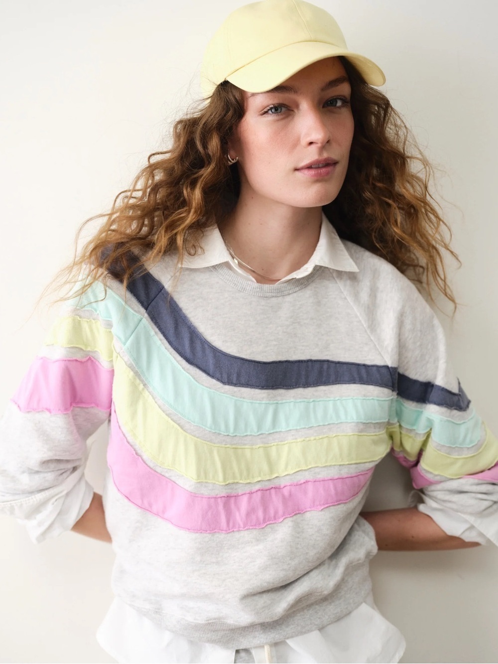 Marine Layer - Gray Cloud 9 Terry Sweatshirt - L